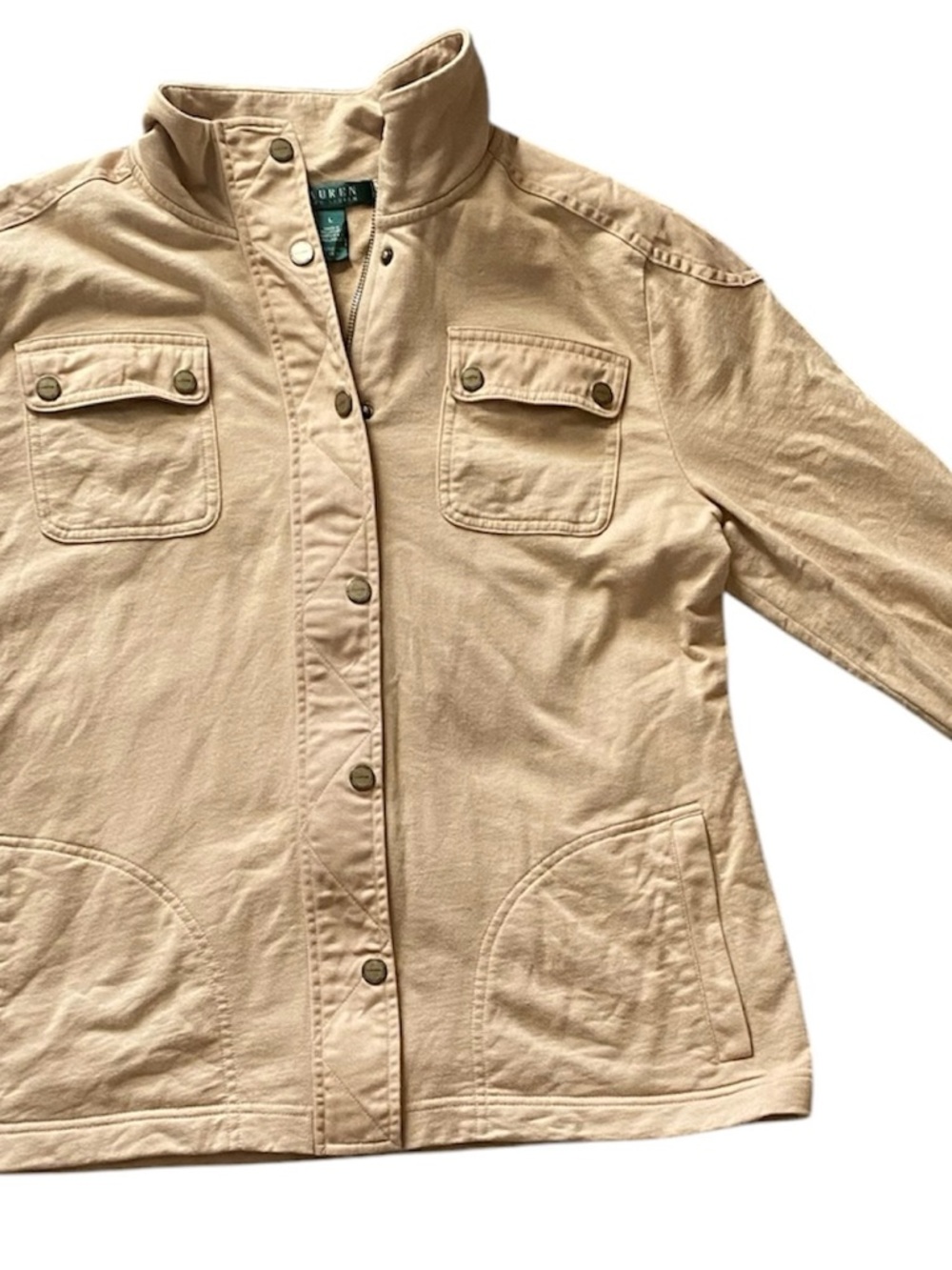 Lauren Ralph Lauren Women's Beige Utility Jacket